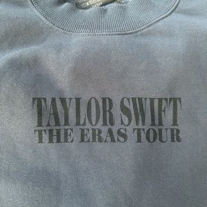 Taylor Swift Eras Tour Exclusive Blue Crewneck